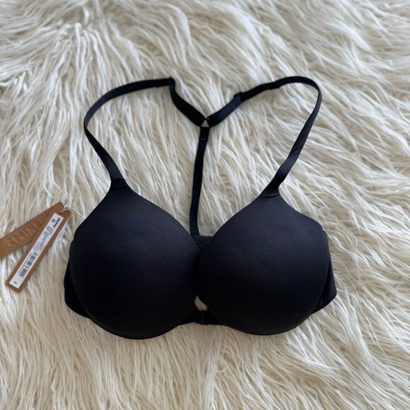 Skims Ultimate Front Closure Push Up Bra Onyx Size 32C - Picture 2 of 8